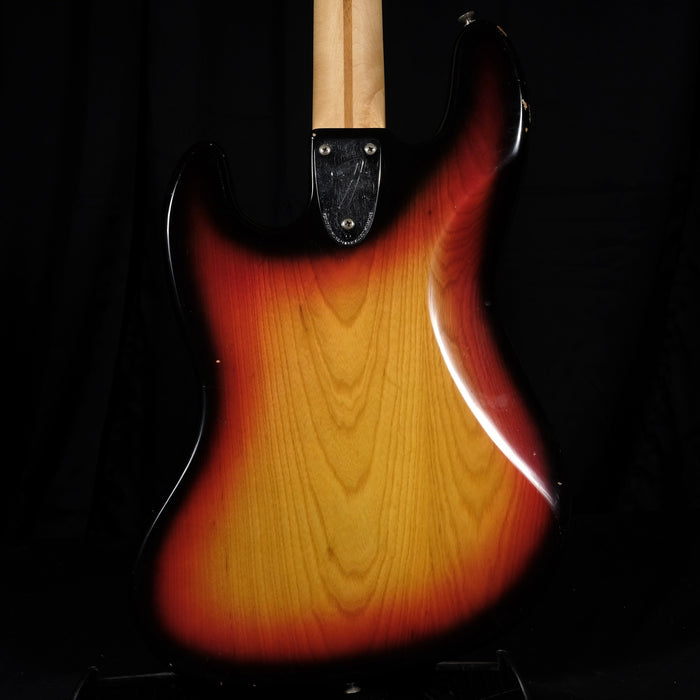 Vintage 1978 Fender Jazz Bass Block Inlay Rosewood Fingerboard Sunburst OHSC