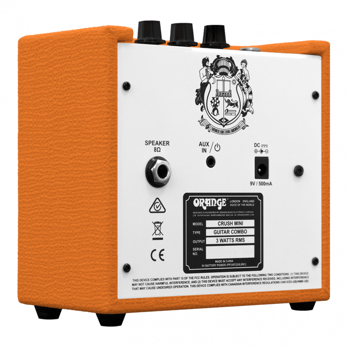 Orange Crush Mini 3-watt Micro Guitar Amp
