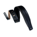 Levy's DM1PD-BLK 3" Wide Black Genuine Leather Guitar Strap