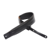 Levy's DM1PD-BLK 3" Wide Black Genuine Leather Guitar Strap