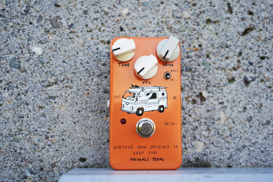 Animals Pedal Vintage Van Driving is Very Fun Overdrive Guitar Effect Pedal