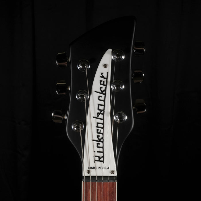 Rickenbacker 620MBL Six String Matte Black Solid Body Guitar With Case