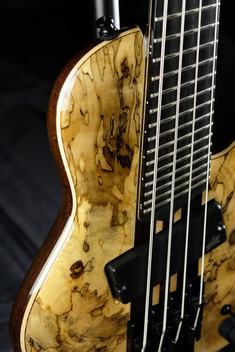 Mayones Cali4 Cali 4 VF Bass V Frets Spalted Maple Ebony Fingerboard Aguilar OBP-3