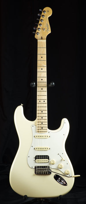 Used American Professional Strat HSS Maple Olympic White Electric Guitar