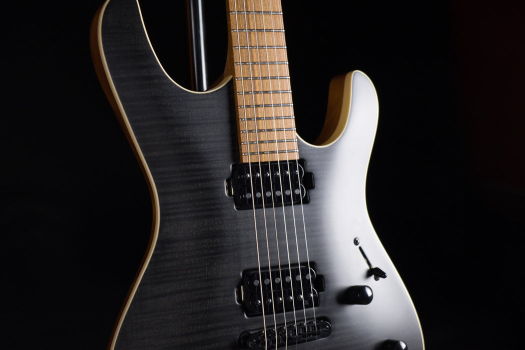Mayones Setius 6 Trans Black Satine Finish Electric Guitar