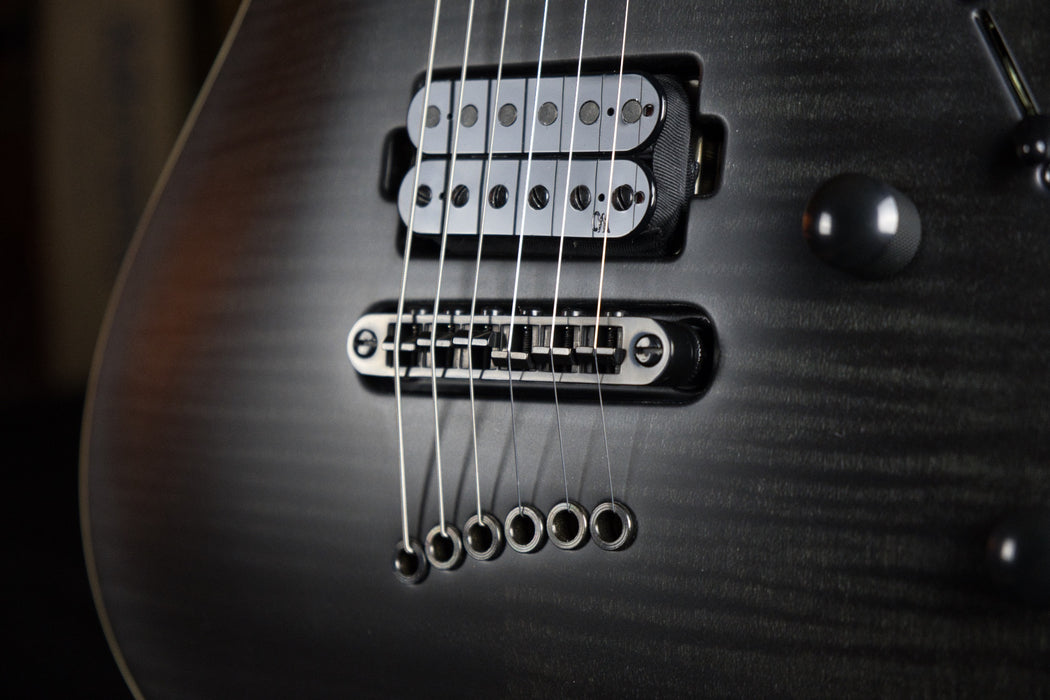 Mayones Setius 6 Trans Black Satine Finish Electric Guitar