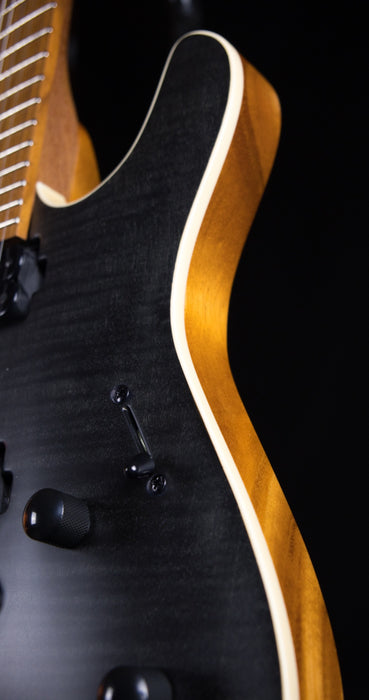 Mayones Setius 6 Trans Black Satine Finish Electric Guitar
