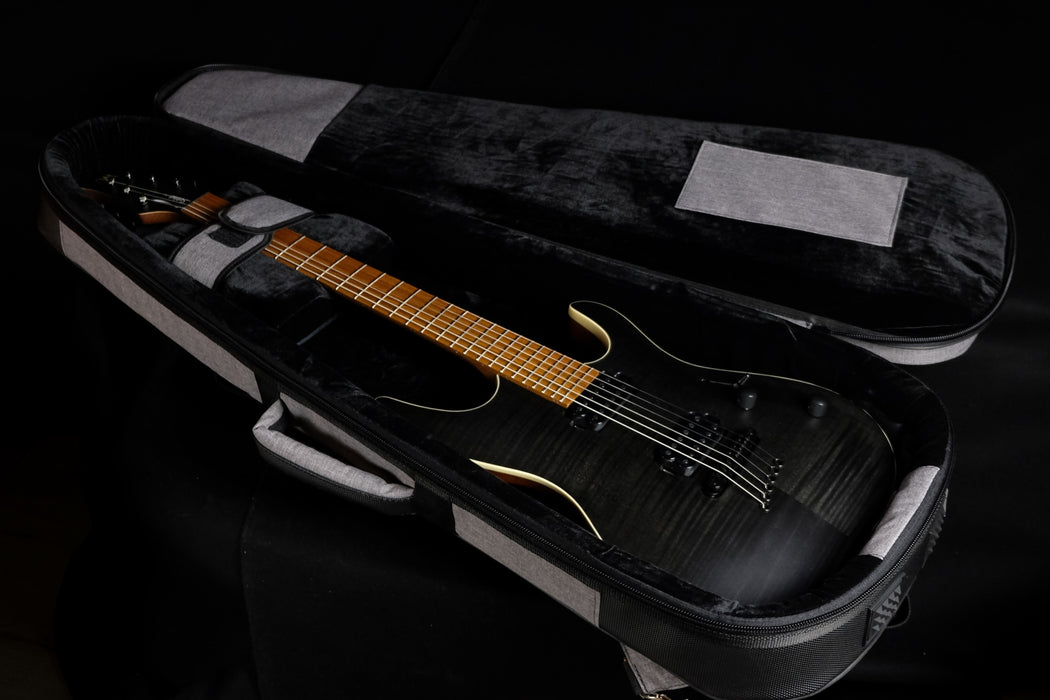 Mayones Setius 6 Trans Black Satine Finish Electric Guitar