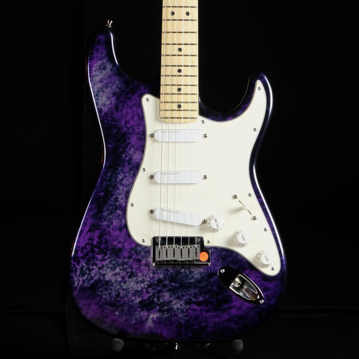 Pre Owned '93 Fender 40th Anniversary Limited Run Stratocaster Aluminum Purple Body OHSC