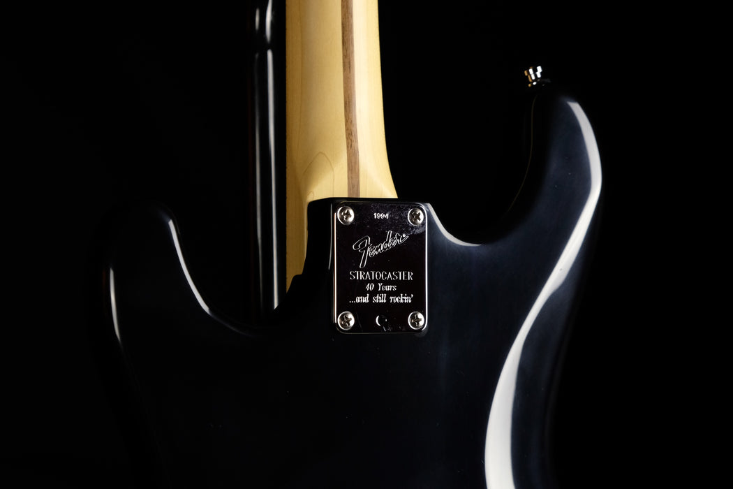 Pre Owned '93 Fender 40th Anniversary Limited Run Stratocaster Aluminum Purple Body OHSC