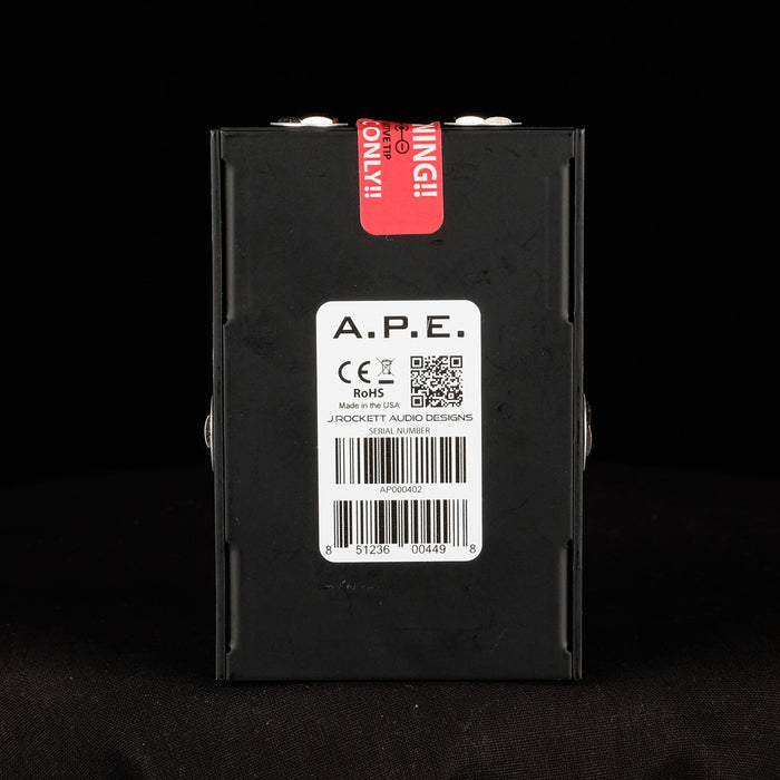Used J Rockett Audio Designs APE Analog Preamp Experiment Pedal