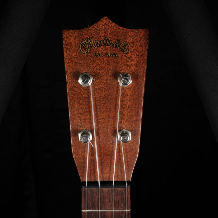 Vintage 1961 Martin Soprano Ukulele With Original Hang Tags and Tweed Uke Case