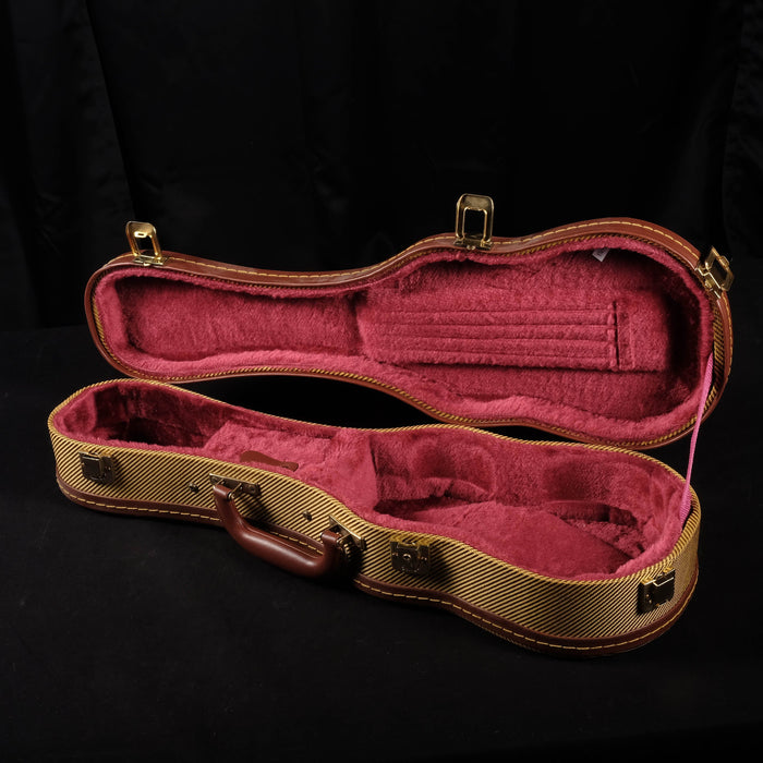 Vintage 1961 Martin Soprano Ukulele With Original Hang Tags and Tweed Uke Case