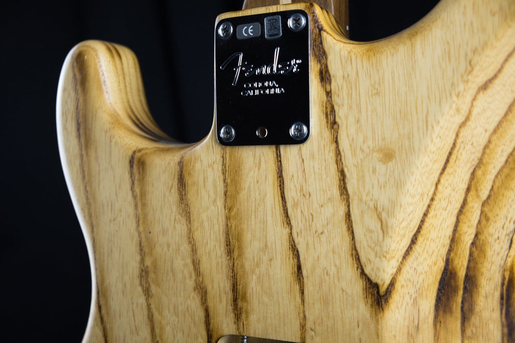 Pre-Owned Fender 2013 Limited Edition Burnt Ash Stratocaster Natural CofA & OHSC