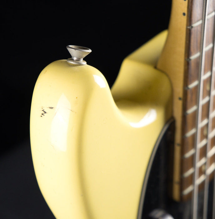 Vintage 1977 Fender Mustang Short Scale Bass White w/ OHSC