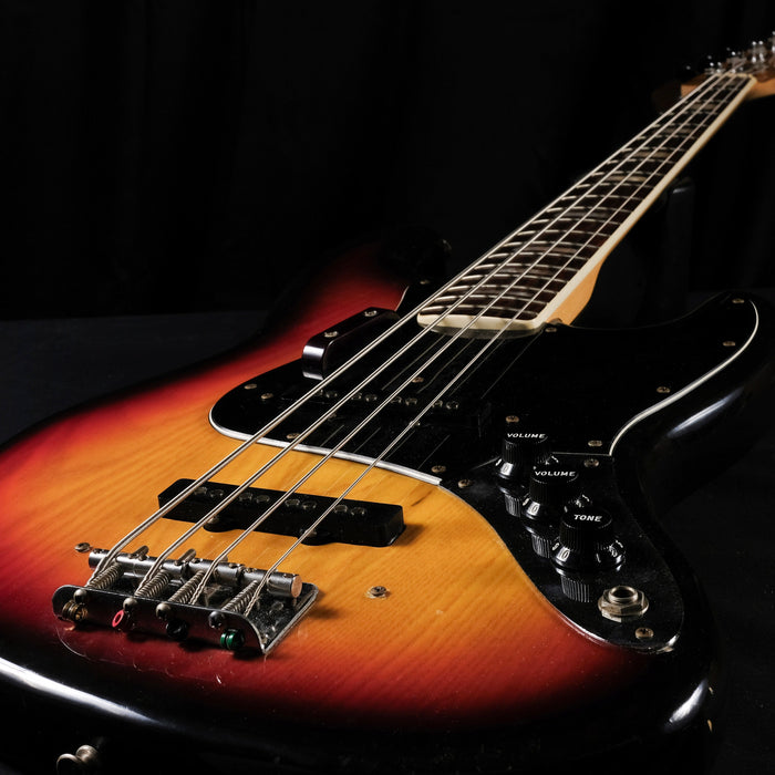 Vintage 1978 Fender Jazz Bass Block Inlay Rosewood Fingerboard Sunburst OHSC
