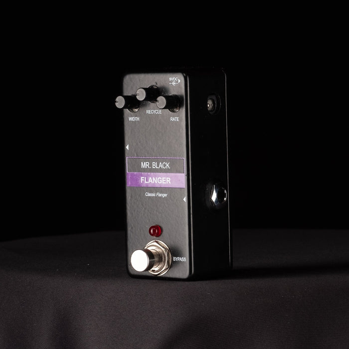 Used Mr. Black Flanger Guitar Effect Pedal With Box