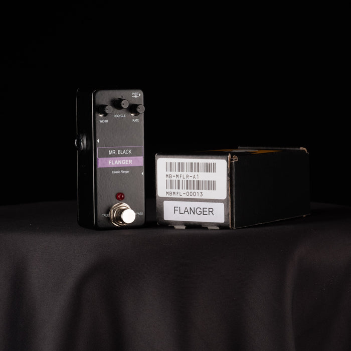 Used Mr. Black Flanger Guitar Effect Pedal With Box