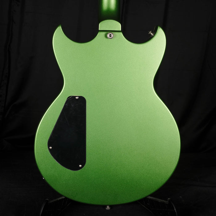 Used Reverend Tricky Gomez 290 Green Metallic Electric Guitar With Bigsby OHSC
