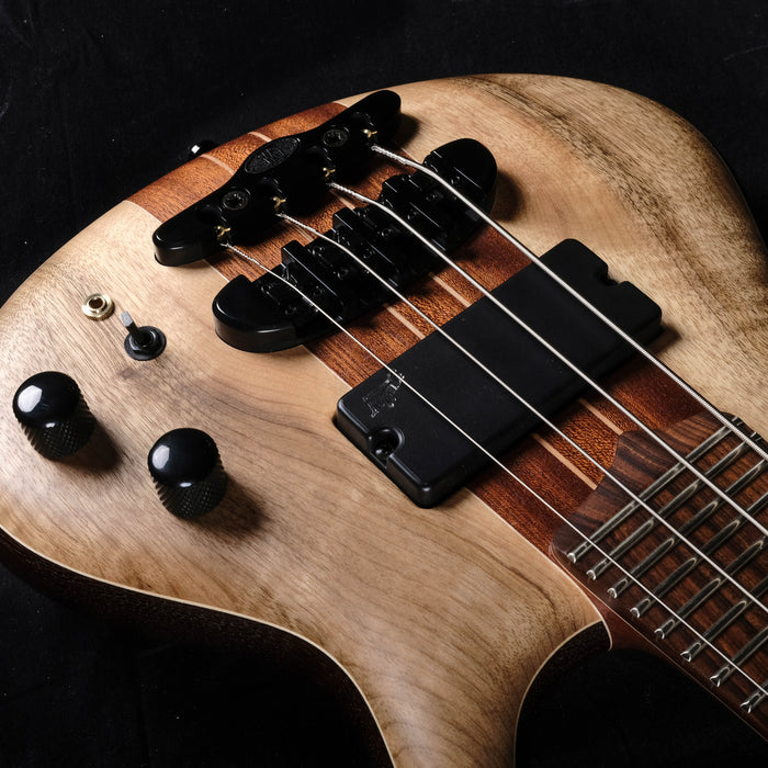 Mayones Cali 4 Bass Wenge Back Myrtlewood Top Pau Ferro Fingerboard With Case