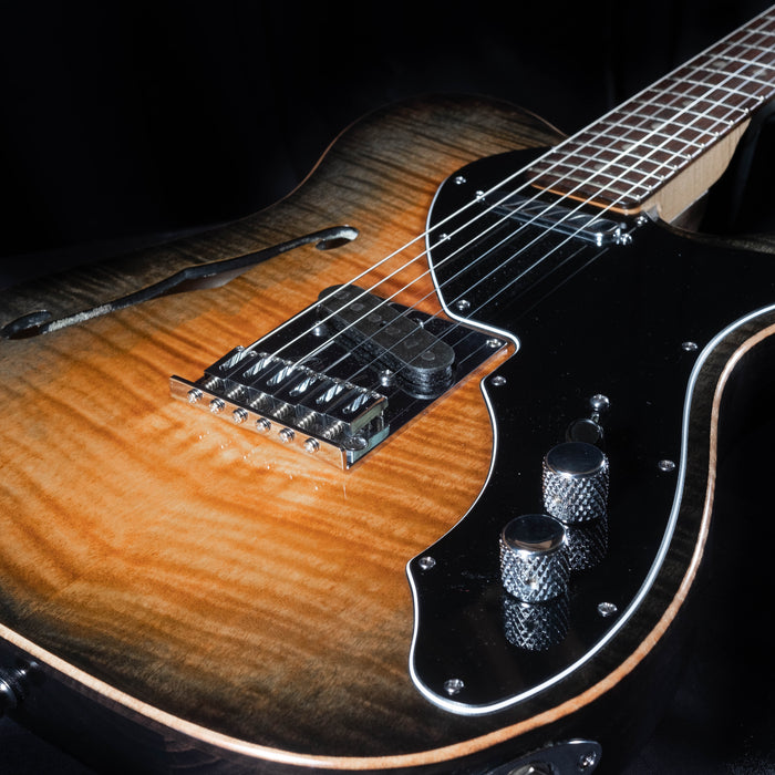 Used '12 Fender American Design Experience Select Telecaster Thinline Greenburst OHSC