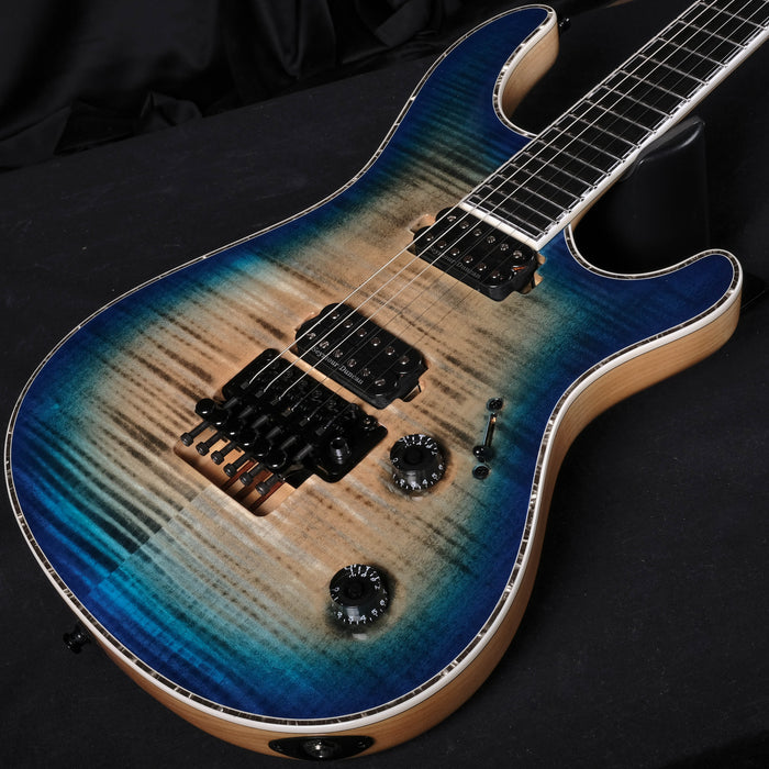 Mayones Regius Pro 6 Jeans Black 3 Tone Blue Burst Electric Guitar