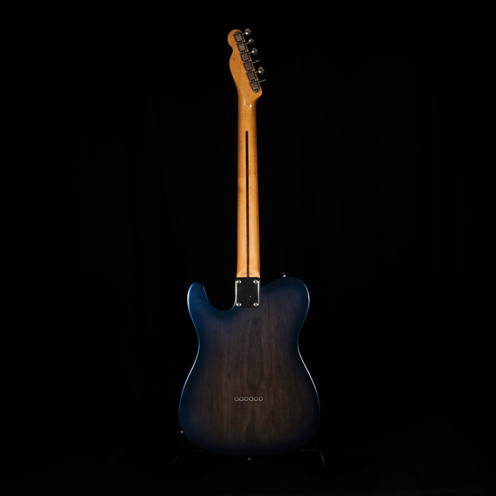Used Fender Crafted in Japan HSS Maple Neck Tele Thinline - Blue Burst With Bag
