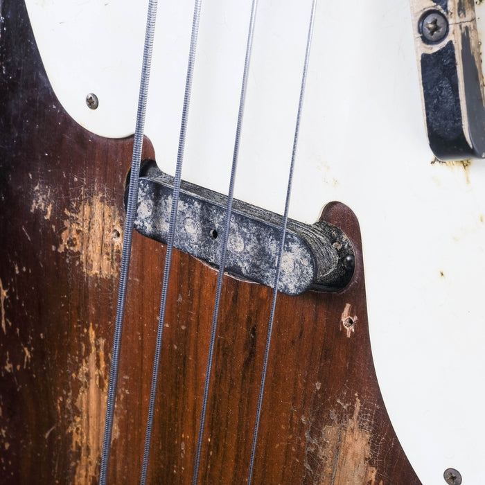 Fender Custom Shop Masterbuilt Vincent Van Trigt 1955 Precision Bass Heavy Relic 2-Tone Sunburst