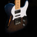 Used Fender Crafted in Japan HSS Maple Neck Tele Thinline - Blue Burst With Bag