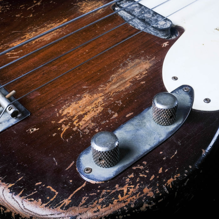 Fender Custom Shop Masterbuilt Vincent Van Trigt 1955 Precision Bass Heavy Relic 2-Tone Sunburst