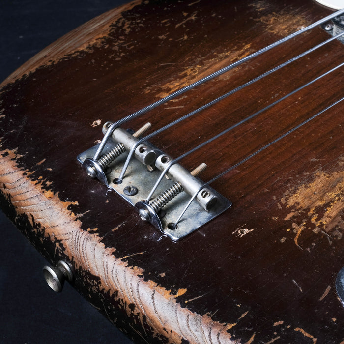 Fender Custom Shop Masterbuilt Vincent Van Trigt 1955 Precision Bass Heavy Relic 2-Tone Sunburst