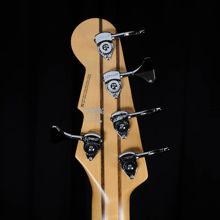 Used Reverend Mercalli 5FM Coffeeburst Flame Maple Bass Guitar With Case