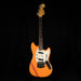 Used '94 Fender Japan Mustang Competition Stripe Orange Guitar With Bag MIJ