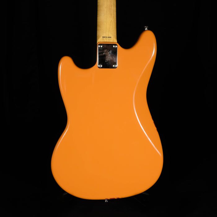 Used '94 Fender Japan Mustang Competition Stripe Orange Guitar With Bag MIJ
