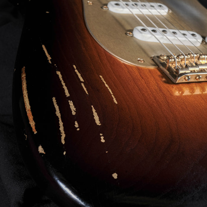 Pre Owned '14 Limited Edition Fender Custom Shop Heavy Relic Golden 50s Stratocaster Sunburst