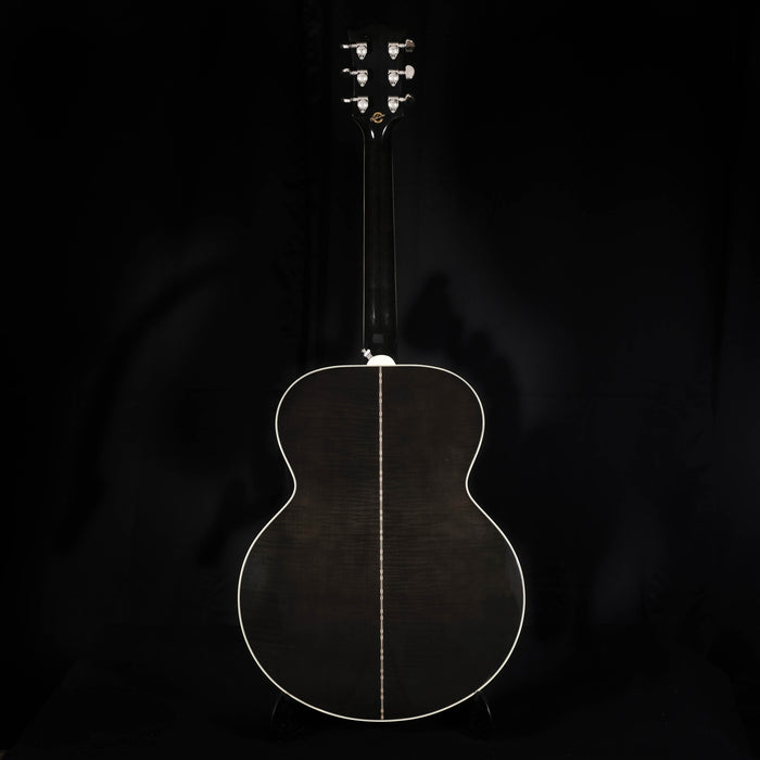 Pre Owned '14 Gibson Custom Shop SJ-200 Acoustic Guitar Trans Black With OHSC