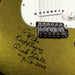 Pre Owned 07 Fender Custom Shop Signed Dick Dale Chartreuse Sparkle Stratocaster