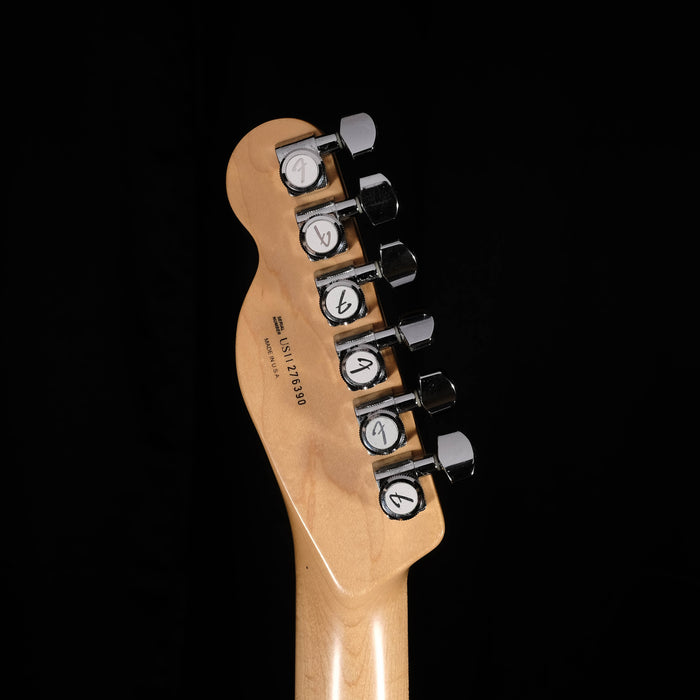 Pre Owned Fender American Deluxe Telecaster Tungsten Silver Electric Guitar OHSC