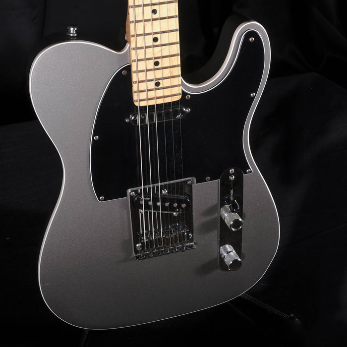 Pre Owned Fender American Deluxe Telecaster Tungsten Silver Electric Guitar OHSC