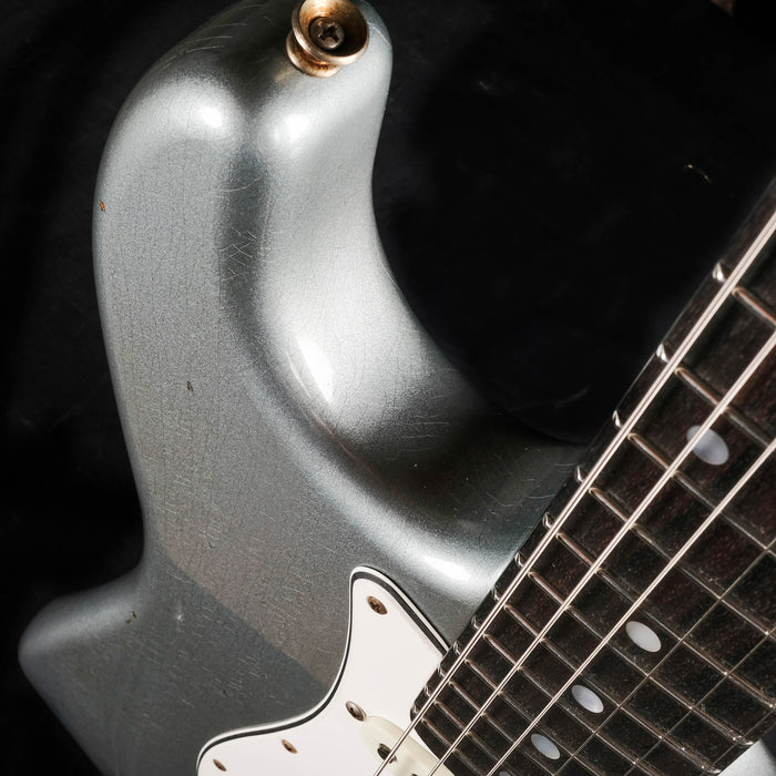 Fender Custom Shop Limited Edition '64 Stratocaster Journeyman Relic Faded Blue Ice Metallic Electric Guitar