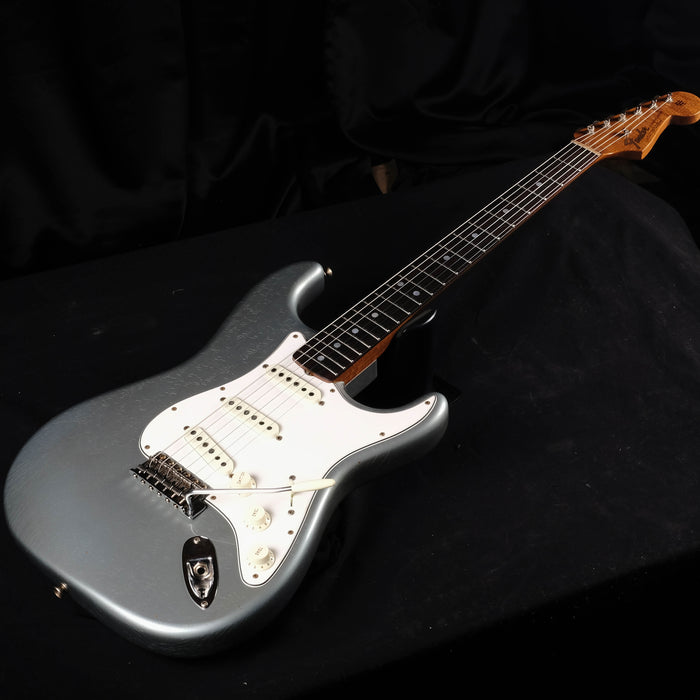 Fender Custom Shop Limited Edition '64 Stratocaster Journeyman Relic Faded Blue Ice Metallic Electric Guitar