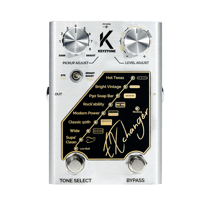 Keyztone EXchanger Pickup Enhancer Guitar Pedal Pickup Remodeler