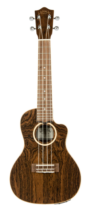 Lanikai FBCET-C Figured Bocote Thin Body Concert with Acoustic Electric Ukulele
