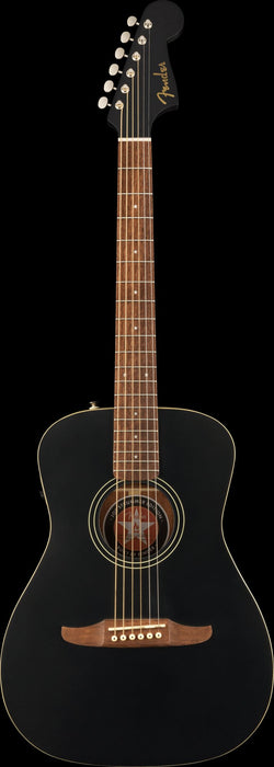 Fender Joe Strummer Campfire Matte Black Walnut Fingerboard Acoustic Electric Guitar