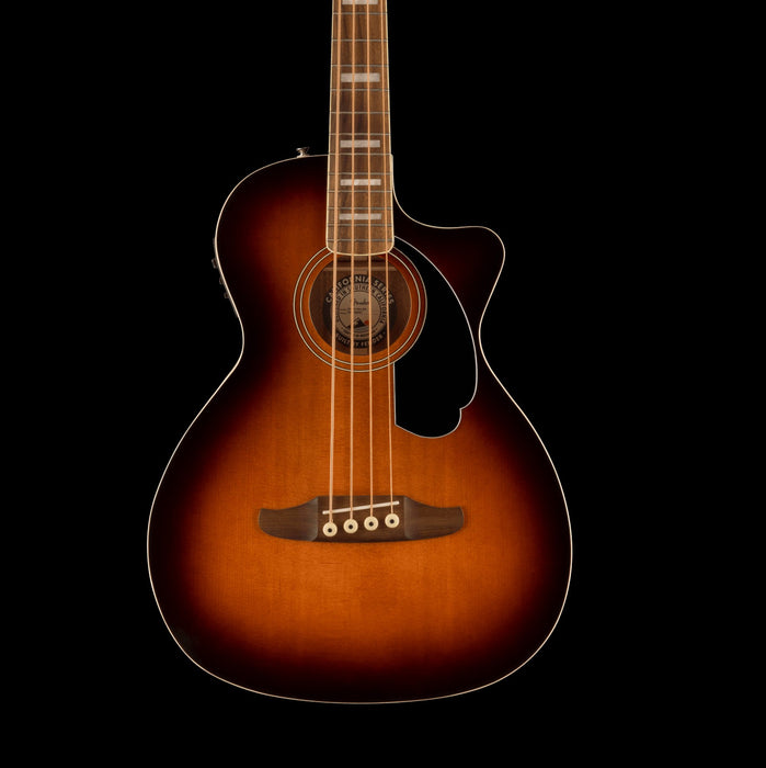 Fender Kingman™ Bass, Walnut Fingerboard, Black Pickguard, Shaded Edge Burst