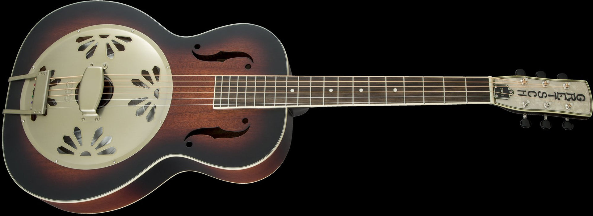 Gretsch Guitars G9241 Alligator Biscuit Round-Neck Acoustic-Electric Resonator Guitar