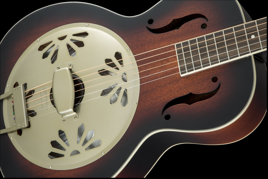 Gretsch Guitars G9241 Alligator Biscuit Round-Neck Acoustic-Electric Resonator Guitar
