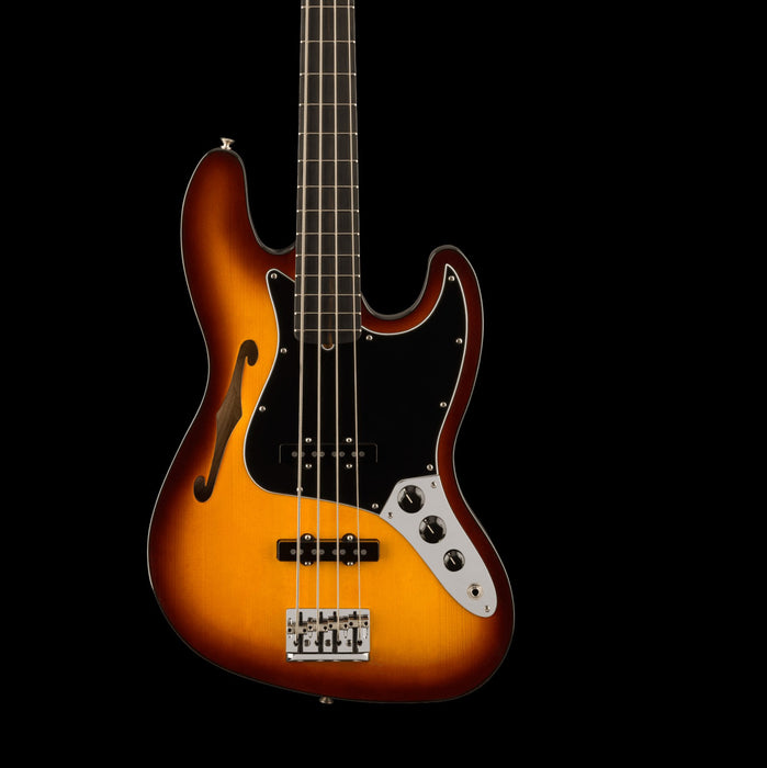 Fender Limited Edition Suona Jazz Bass® Thinline, Ebony Fingerboard, Violin Burst