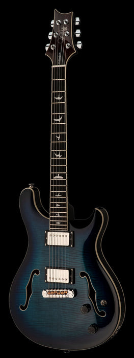 PRS SE Hollowbody II Faded Blue Burst Electric Guitar With Case