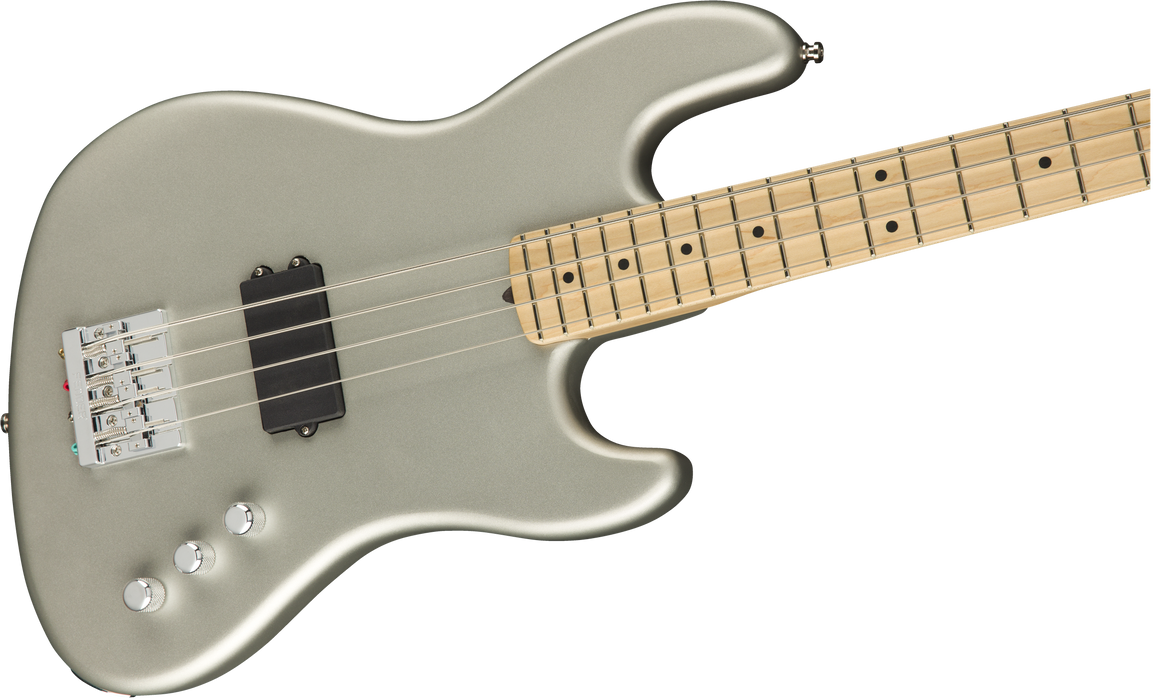 Fender Flea Signature Active Jazz Bass With Hard Case - Inca Silver